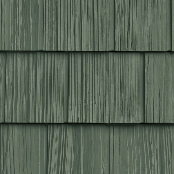 The Foundry 7in. W x 60 3/4in. L Exposure, Vinyl Split Shakes Total 100 Sq. Feet, 152 - Forest Green, 34PK 1101152 - main